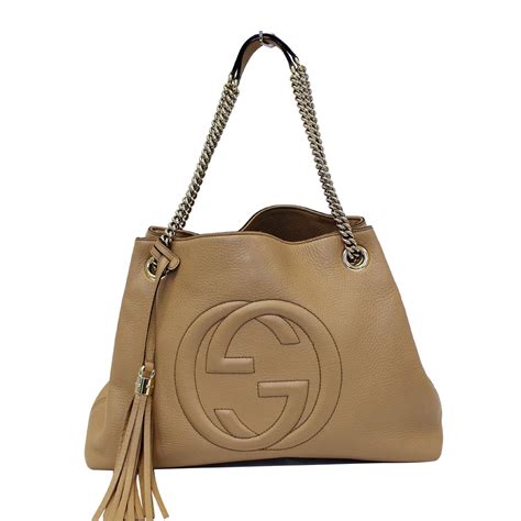 gucci beige soho bag|Gucci soho shoulder bag discontinued.